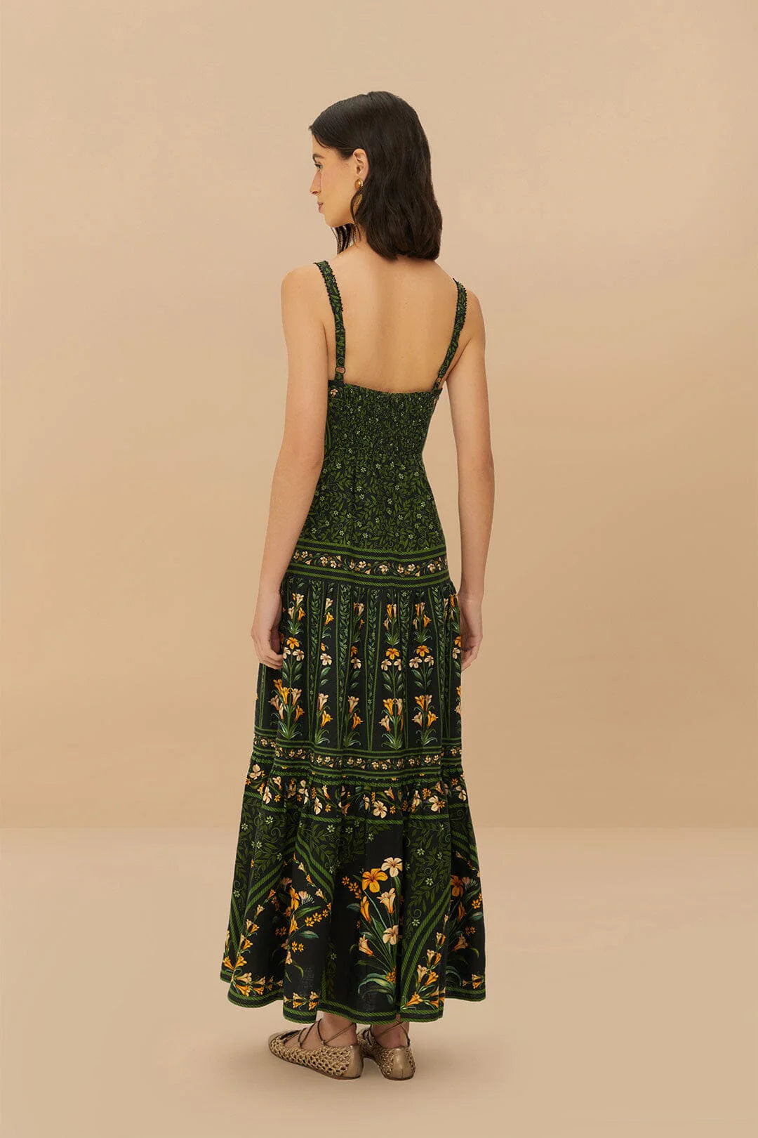Vestido fiesta farm rio para alquiler en barcelona